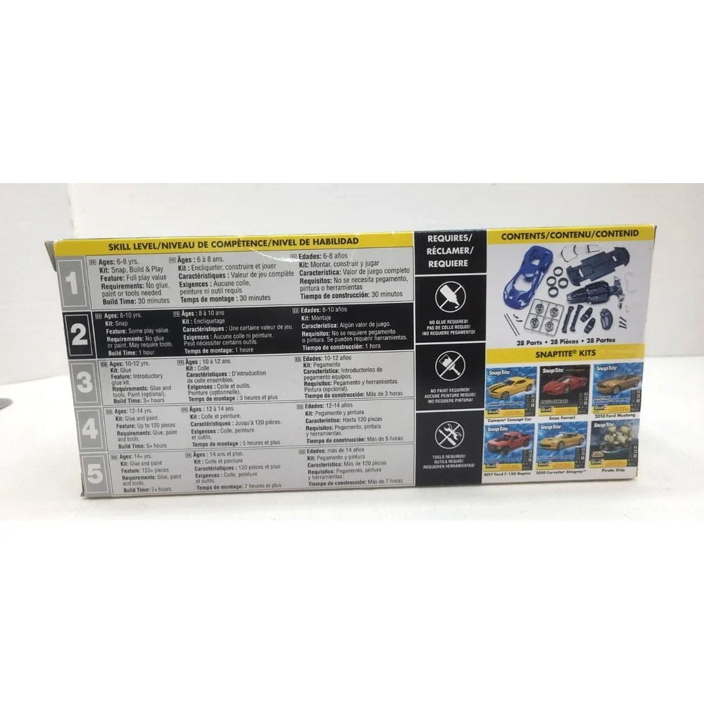 2017 Ford GT Revell Snap Tite Model Kit 1/24 Scale Factory Sealed